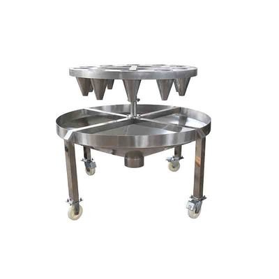 Máquina de sacrificio semiautomática de aves de corral línea de procesamiento de racionalización para granjas