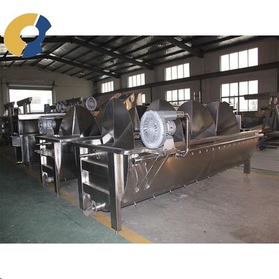 Máquina de sacrificio de aves de corral de alta productividad con sistema de enfriador de tornillo de acero inoxidable