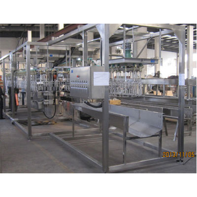 300-500 Pollo/h Máquina de sacrificio automática Equipo de matadero de pollo halal