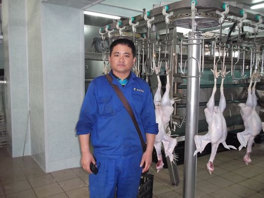 Nueva llegada automática 2000BPH línea de la máquina de sacrificio de pollo de aves de corral